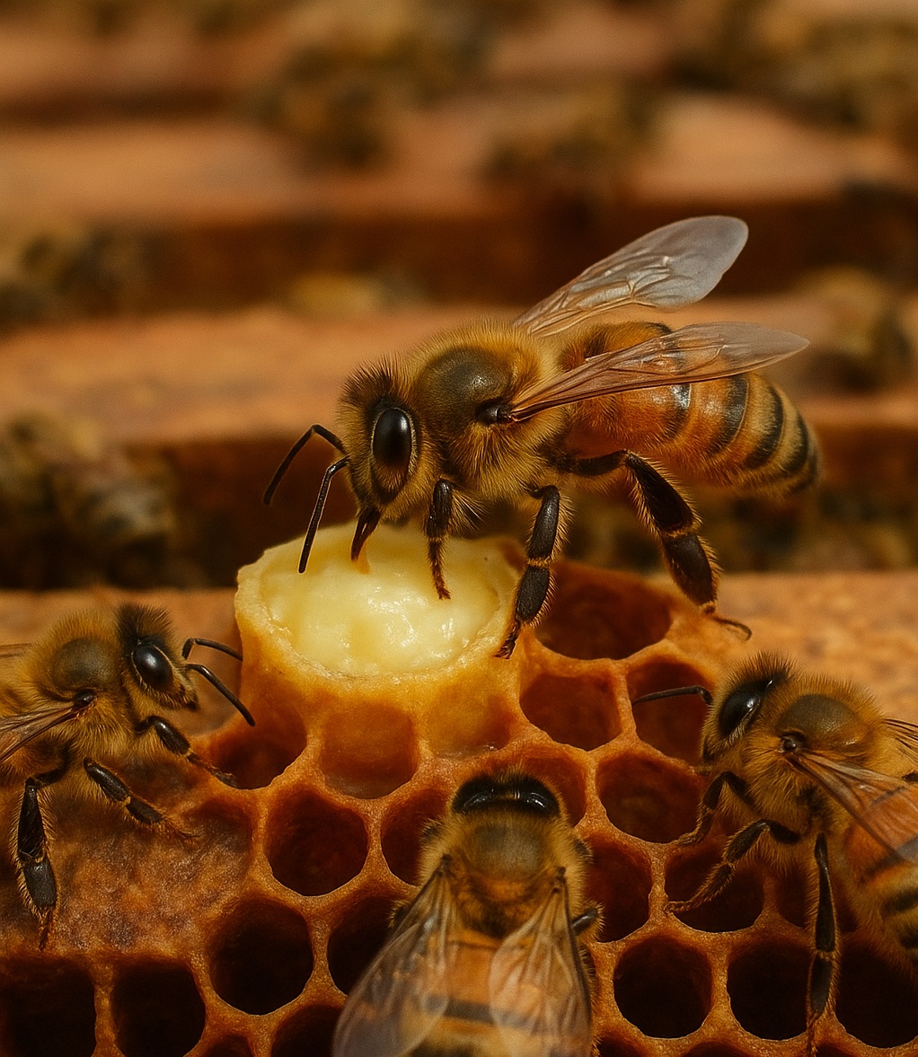 25 گرم ژل رویال + 500 گرم عسل خالص